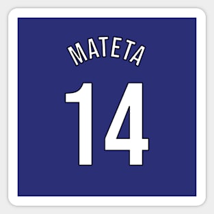 Mateta 14 Home Kit - 22/23 Season Sticker